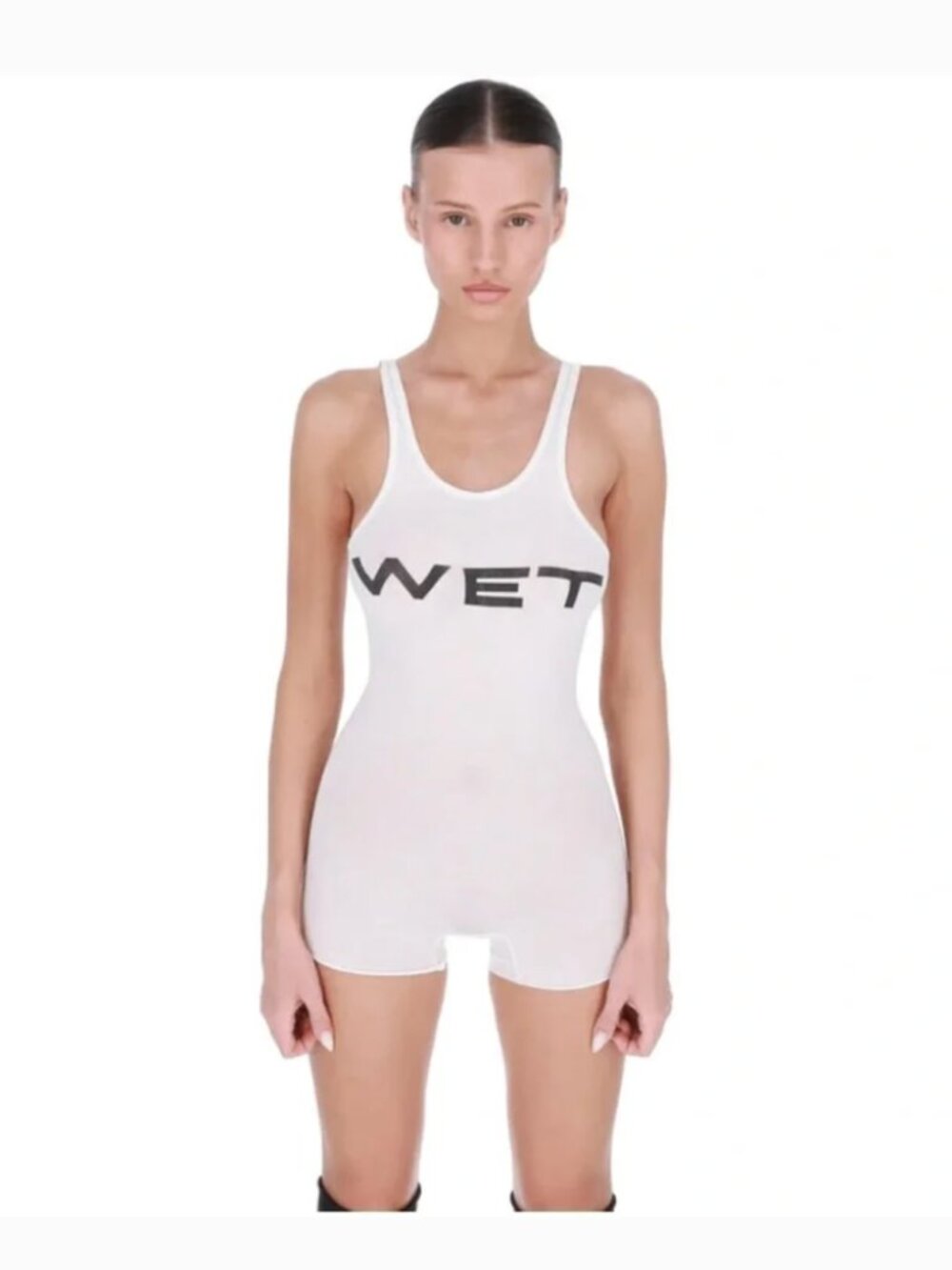 Yeezy X Mowalola Wet Tank White Size 3/L - 100% Authe… - Gem